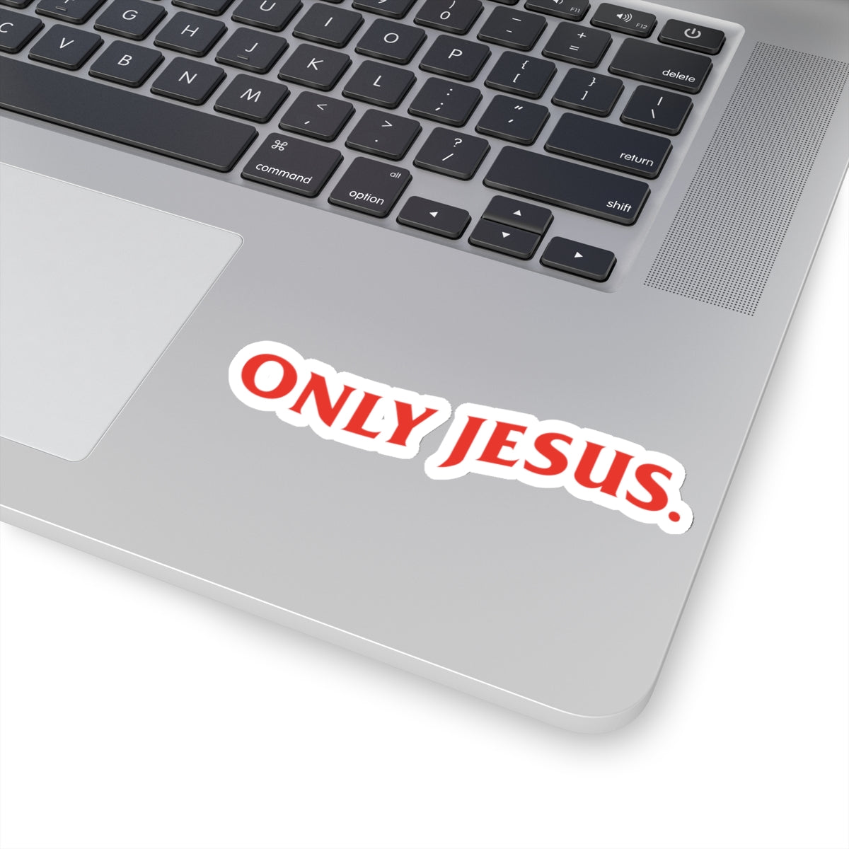 ONLY JESUS (RED) Stickers