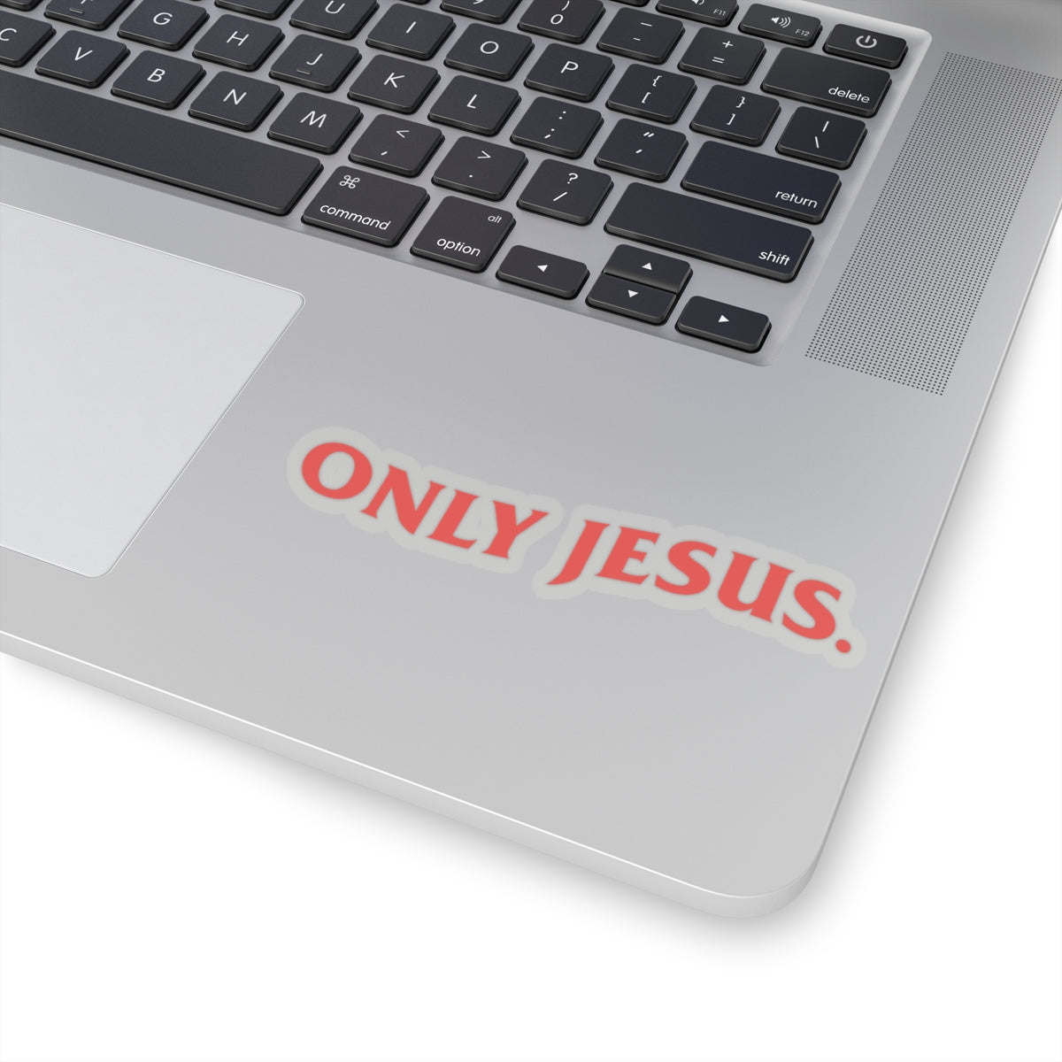 ONLY JESUS (RED) Stickers