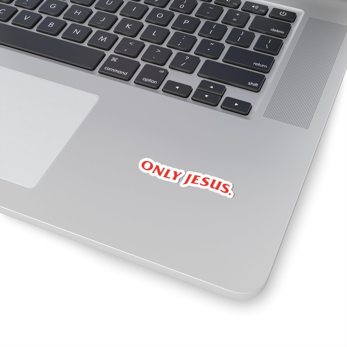 ONLY JESUS (RED) Stickers