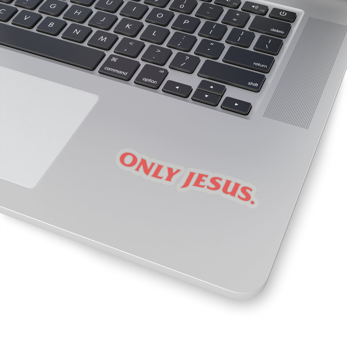 ONLY JESUS (RED) Stickers